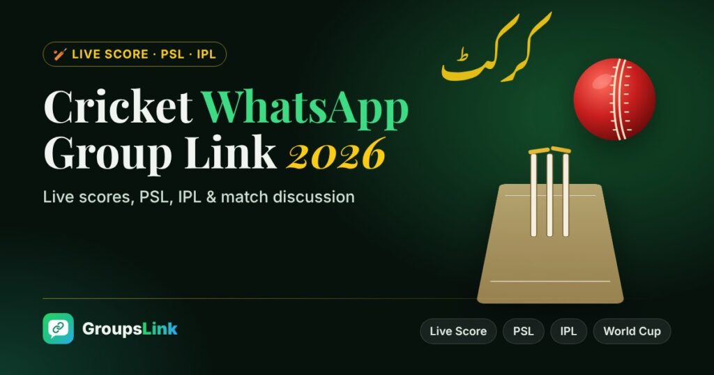 Cricket WhatsApp group link β live score, PSL and IPL groups